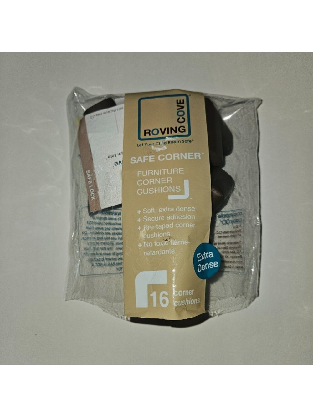 8 Roving Cove Safe Corner Furniture Cushions Brown Baby Proofing (open package)
